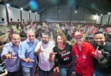 Photo of Lançamento das candidaturas de Zeidan e Quaqua reúne mais de dez mil pessoas em Maricá