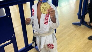 Photo of Atleta mirim gonçalense leva  medalha de ouro na terceira etapa do ranking da Federação de Jiu-Jitsu no Rio de Janeiro